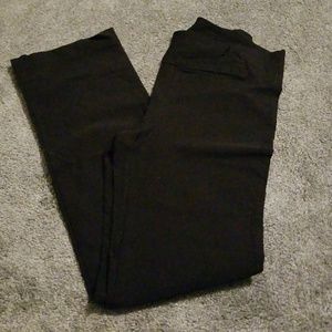 Black stretch dress pants